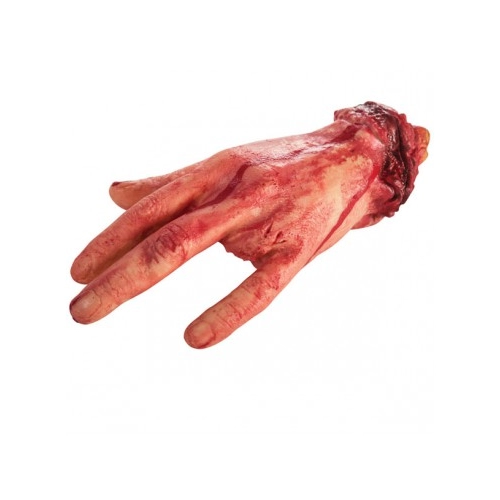 sztuczna rana - oderwana dłoń bez palca