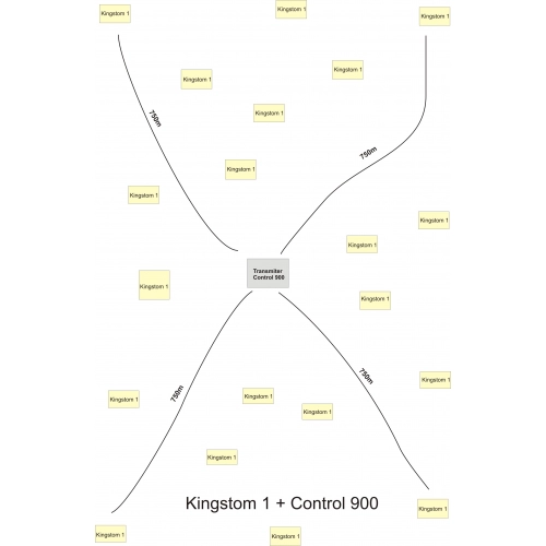 Nadajnik KINGDOM CONTROL 900 v. 2012 - KFE2201C/60