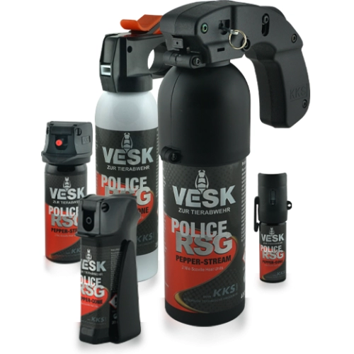 Gaz pieprzowy KKS VESK RSG Police stożek (chmura) - 50 ml