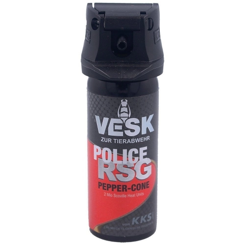 Gaz pieprzowy KKS VESK RSG Police stożek (chmura) - 50 ml